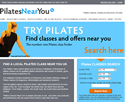 Pilates Near You - Pilates Class Finder UK - Responsive website design